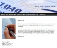 ESQSites123 Template: Tax Financial