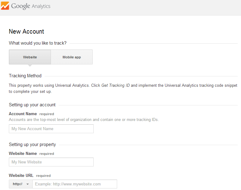 Google Analytics Account Set Up
