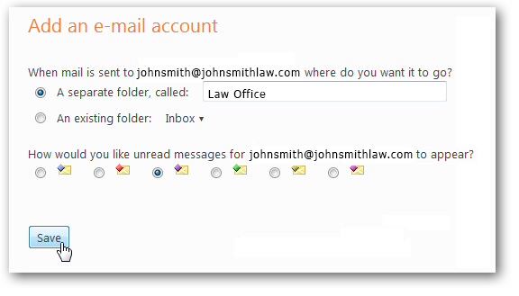 Send Mail As Hotmail Email Folder and Receive